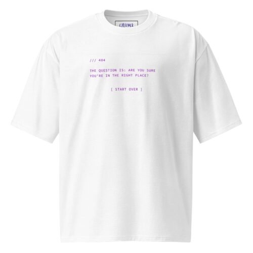 T-shirt oversize Mono