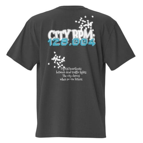T-shirt oversize délavé Shingi